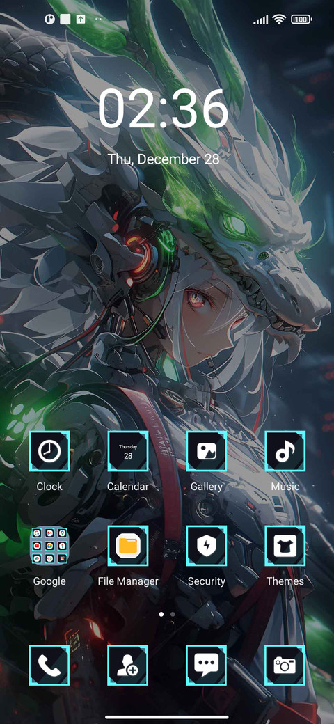 Cyber Dragon Girl screenshot