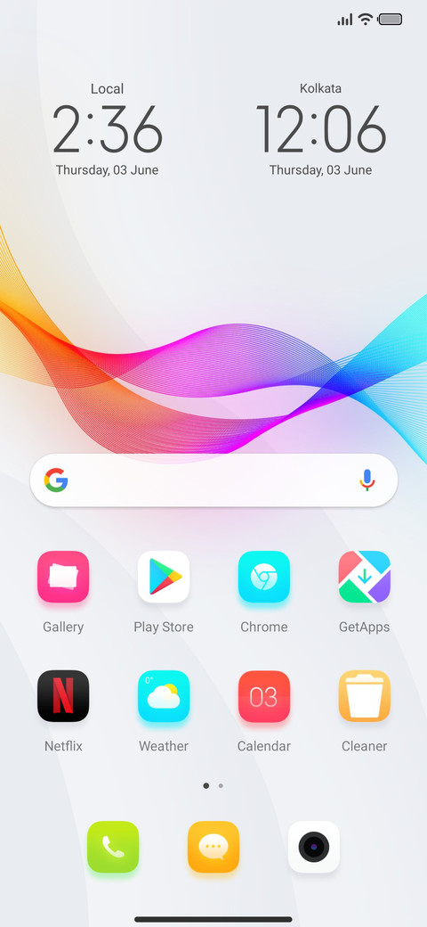 White X screenshot