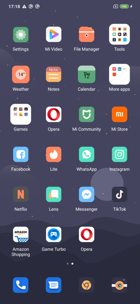 Minimalist waves screenshot