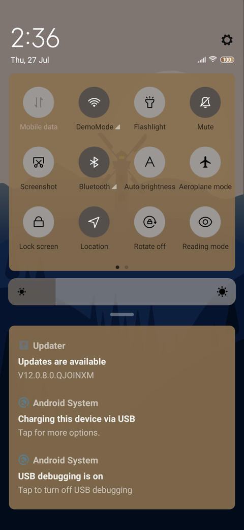 The evening breeze screenshot