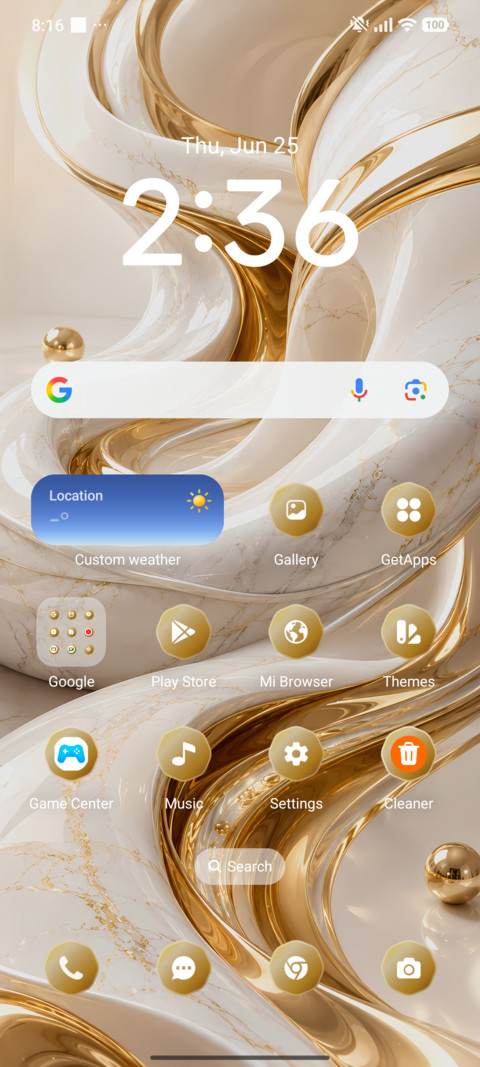 Golden Flow screenshot
