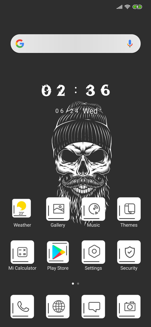 Biker Skull - Dark_3MDS screenshot