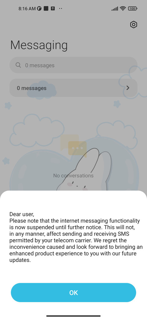 Rabbit BubbleCloud screenshot