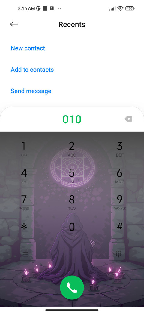 Normal matrix screenshot