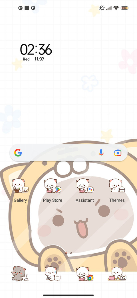 Lovely Peach Cat screenshot