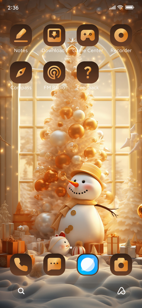 Golden Christmas screenshot