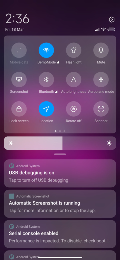Neon Quote screenshot
