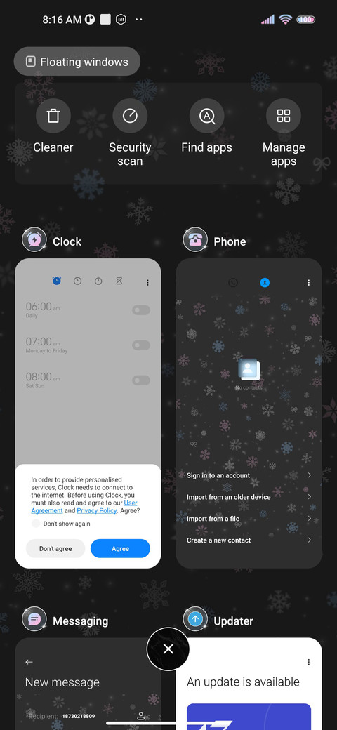 Pink Snowflake screenshot