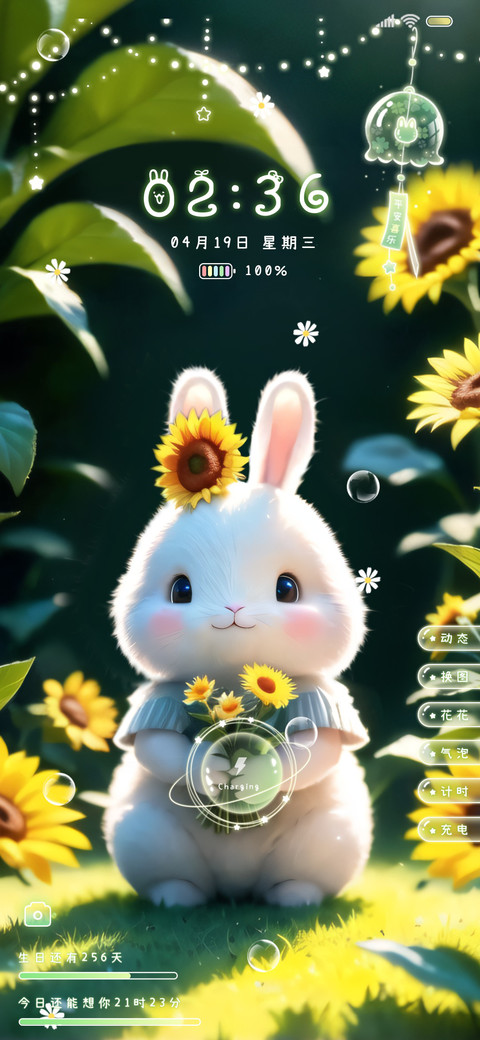护眼小兔叽动态换图 screenshot