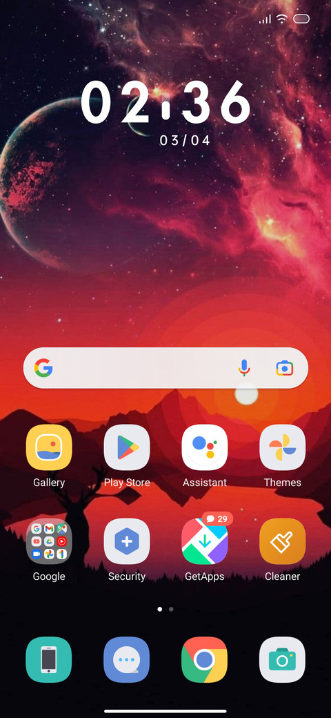 Minimal Sun red 12 screenshot
