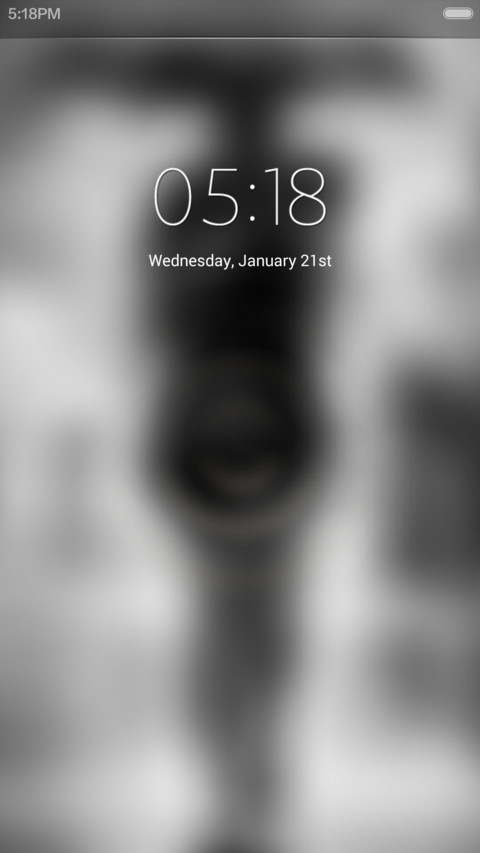 Snow Theme screenshot