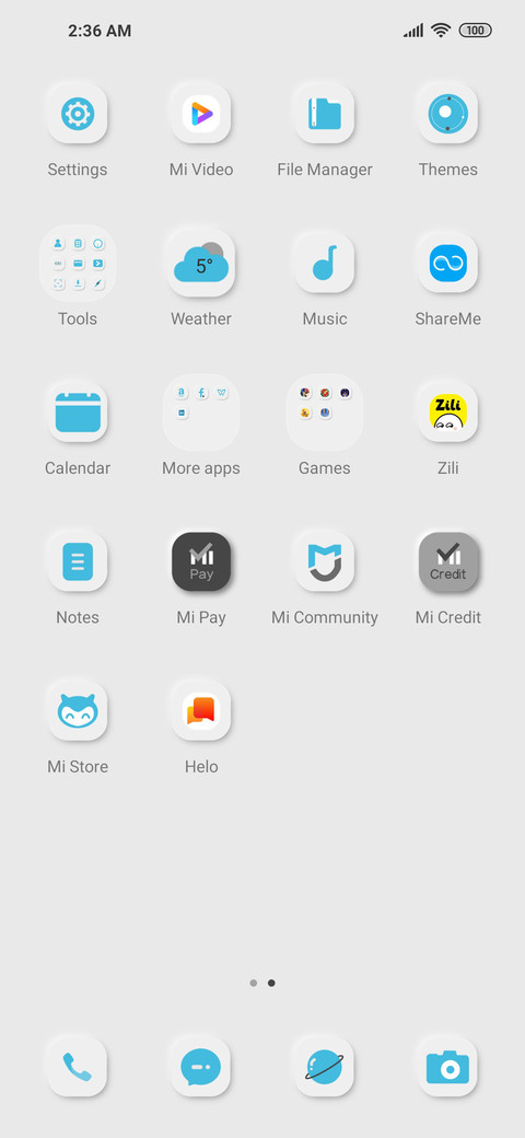 Cyan lightt screenshot