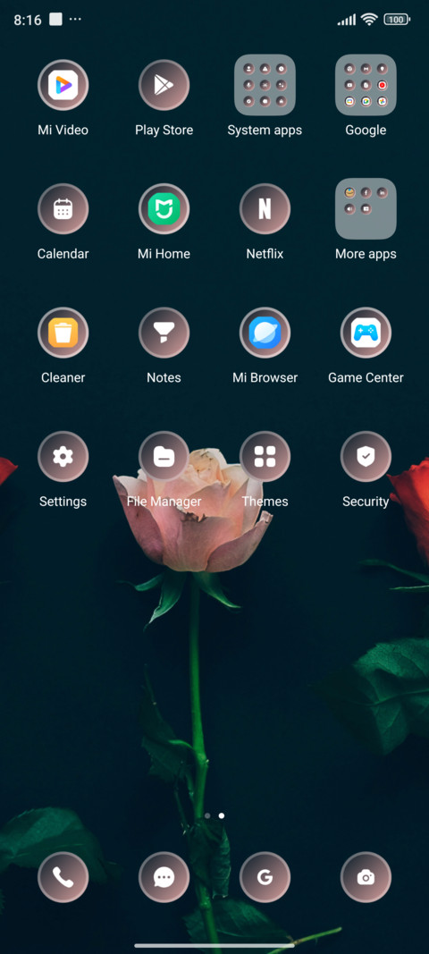 Pink Red Roses screenshot