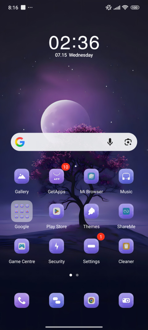 Purple Sky screenshot