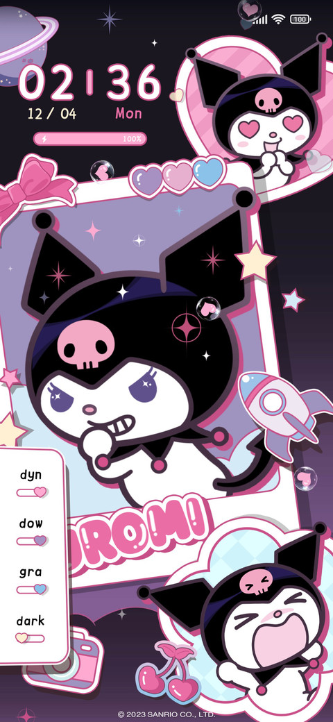 Kuromi Stickers screenshot