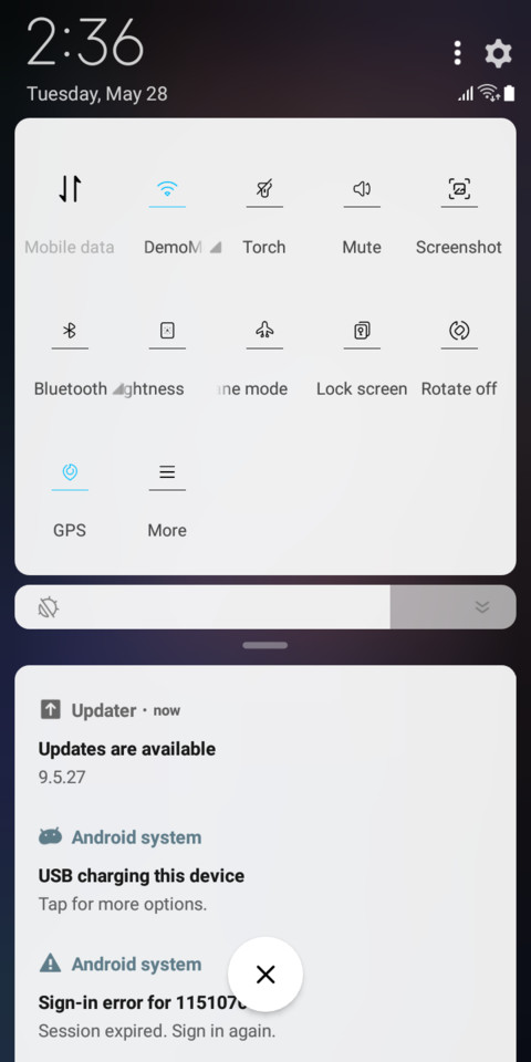 Samsung Experienc screenshot