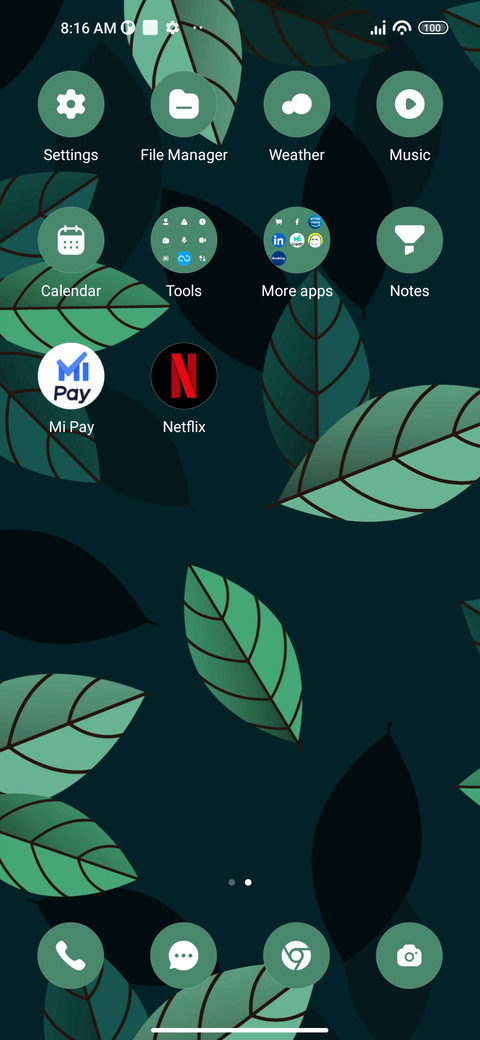 Leaves screenshot