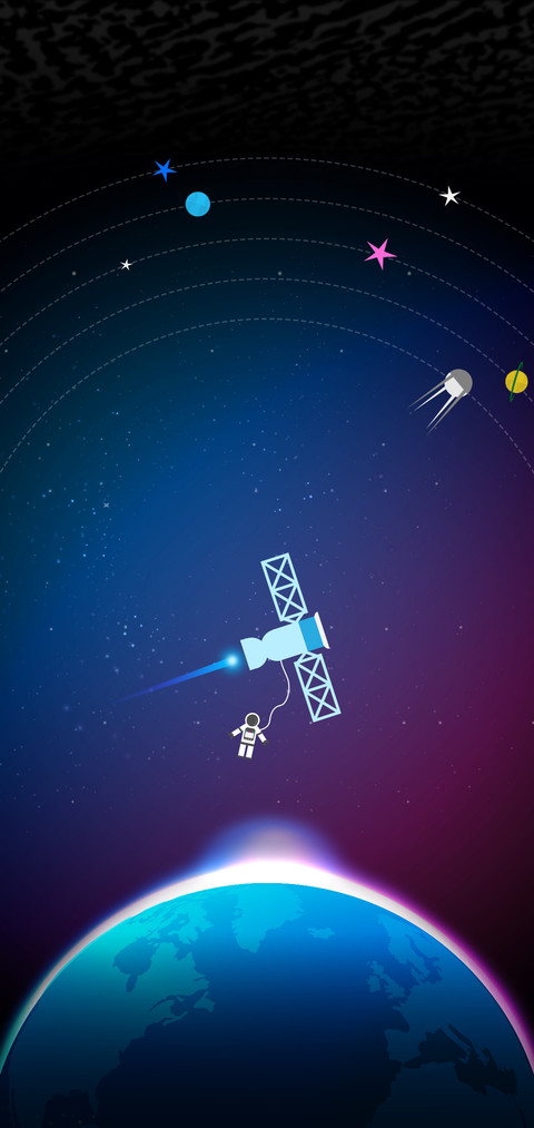 24H壁纸—幻彩星轨 screenshot