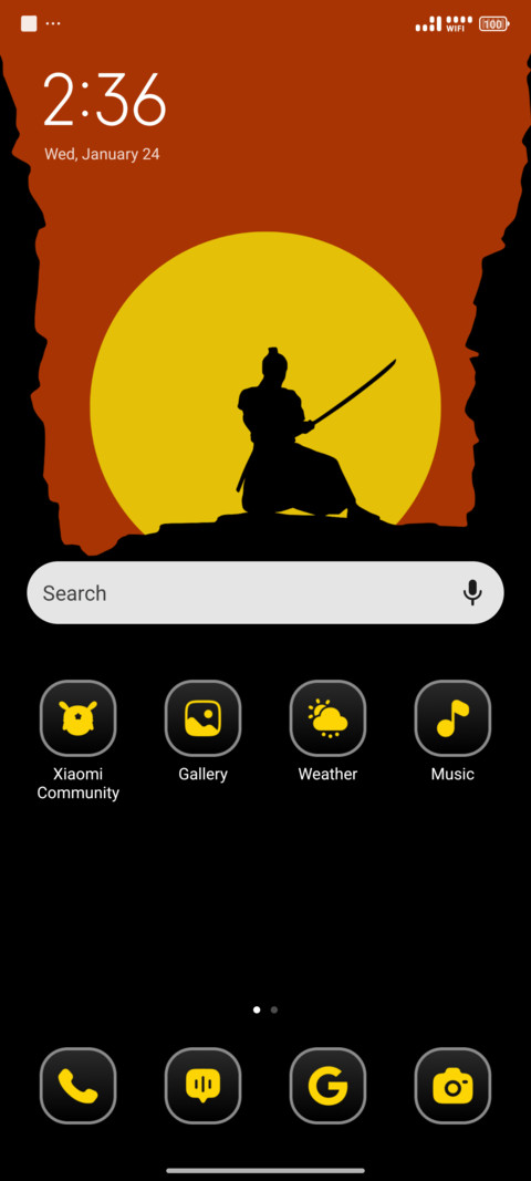 Ninja Silhouette screenshot