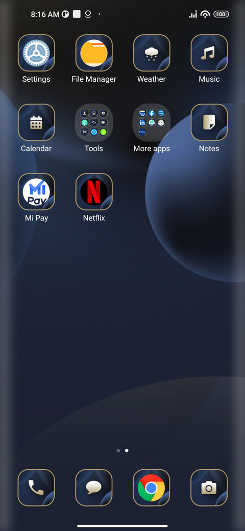 Spheres screenshot