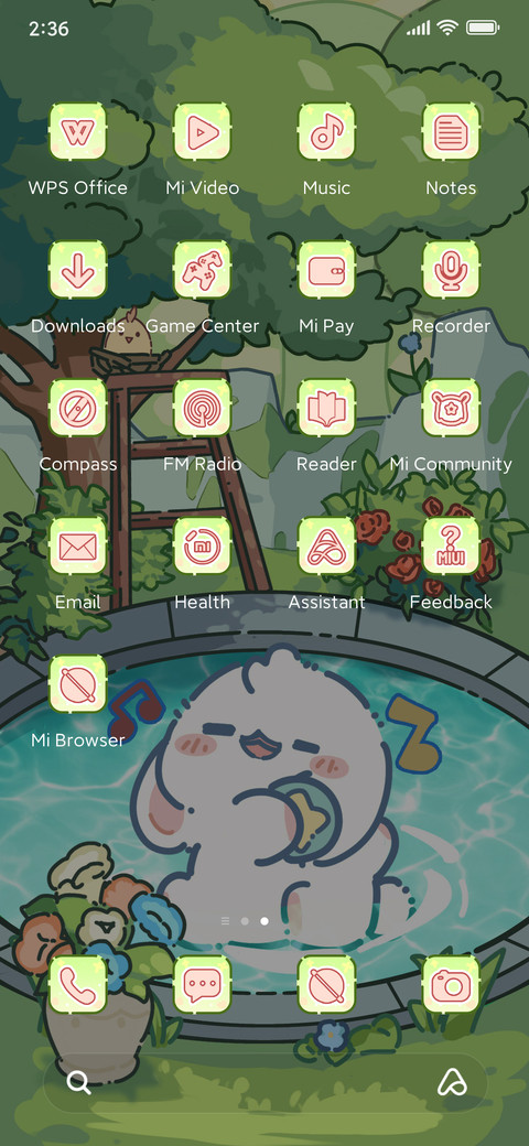 Forest pond screenshot
