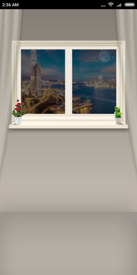 Outside the window screenshot