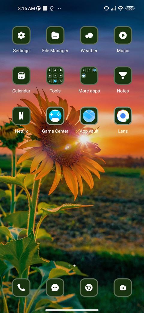 Sunset screenshot
