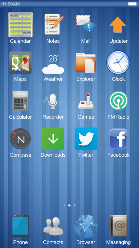 Mibuntu screenshot