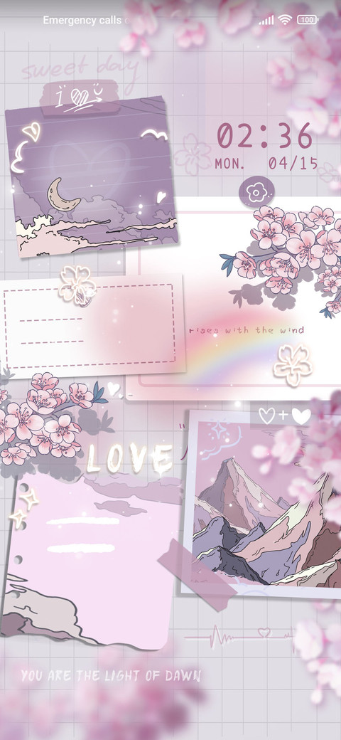 Romantic cherry screenshot
