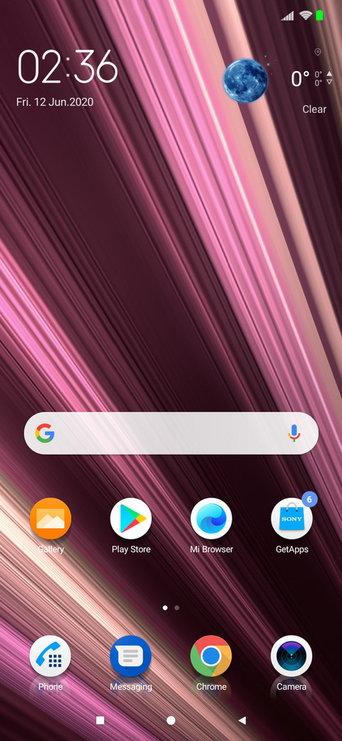 Sony V 11 screenshot