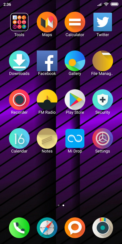 Blackspin Runded screenshot