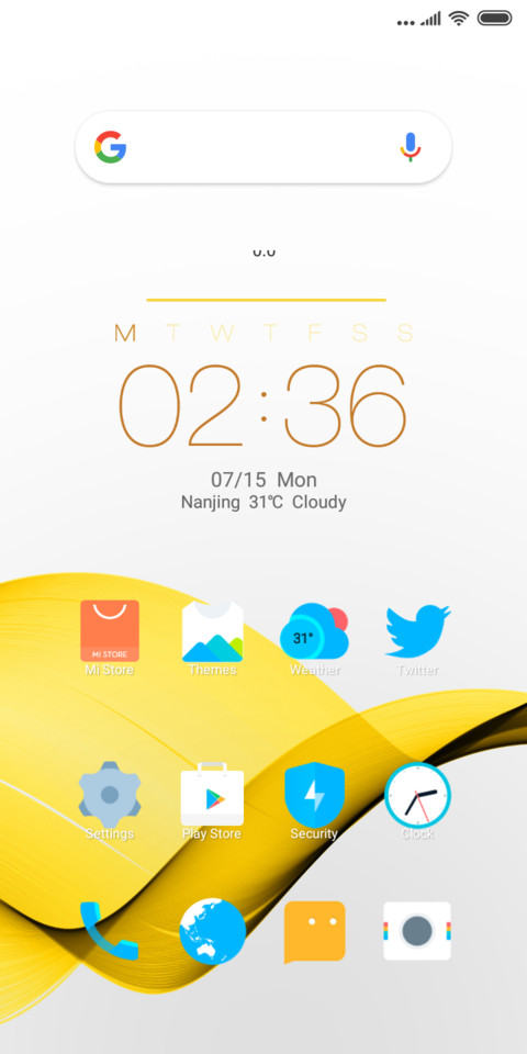 MYellow Splash screenshot