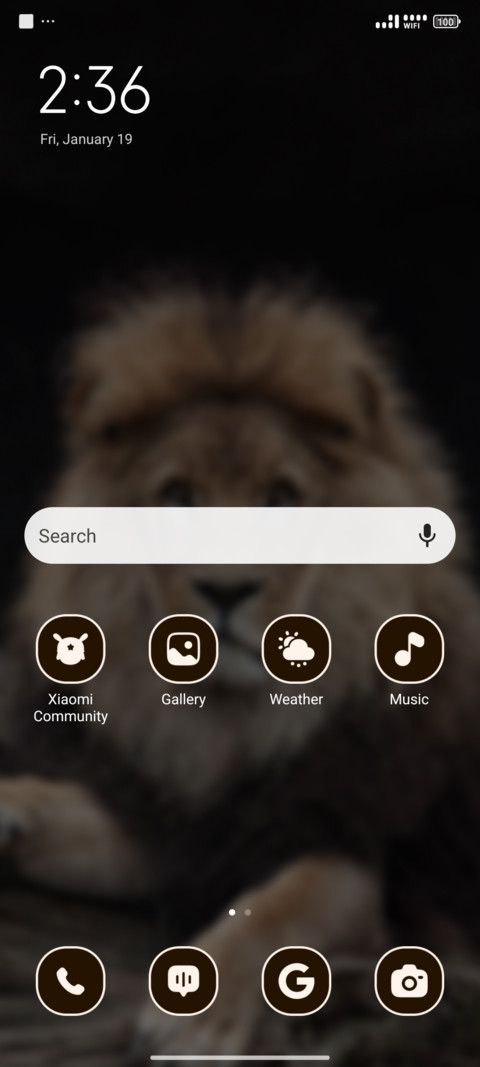 Lion screenshot