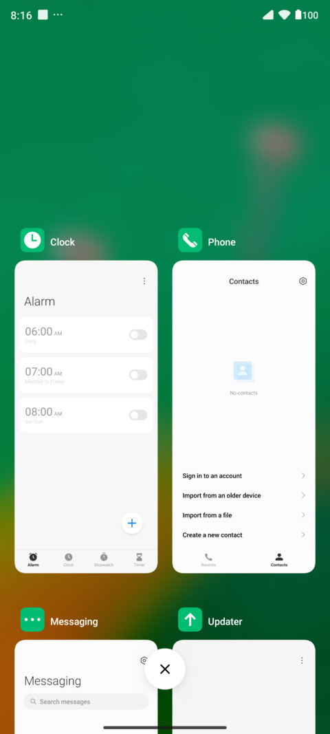 Flat Green screenshot