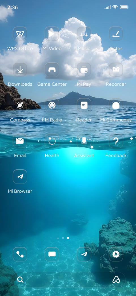 Sea OS screenshot