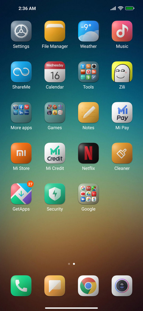 Classic MIUI12 screenshot