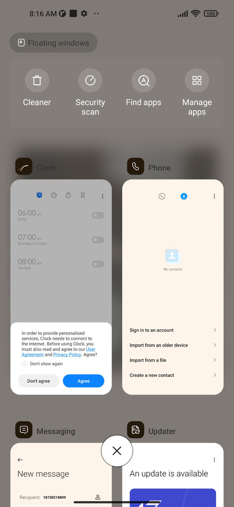 Country and city screenshot
