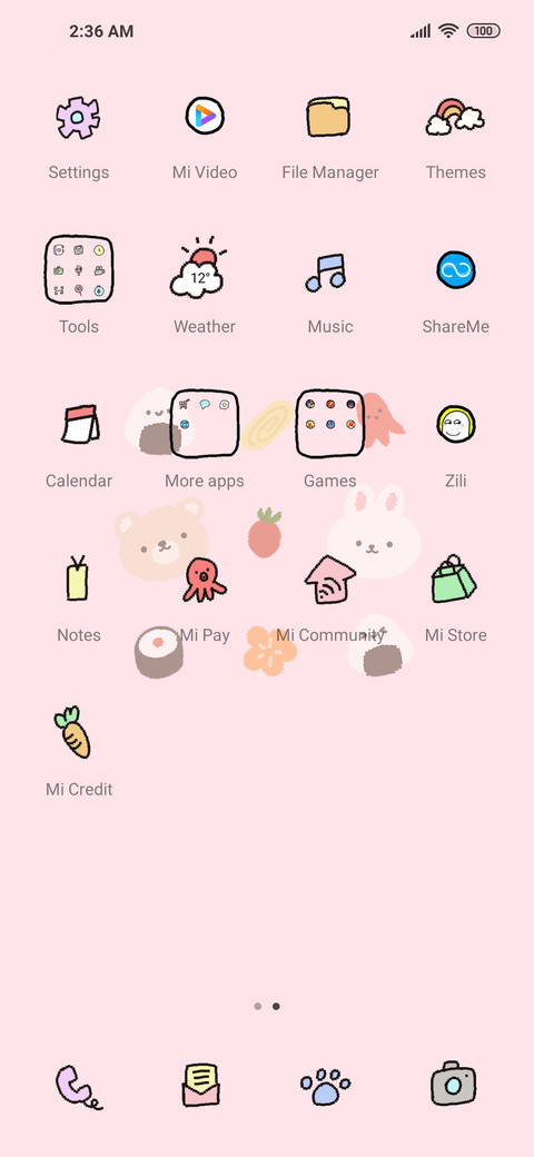 Dynamic cute bento screenshot