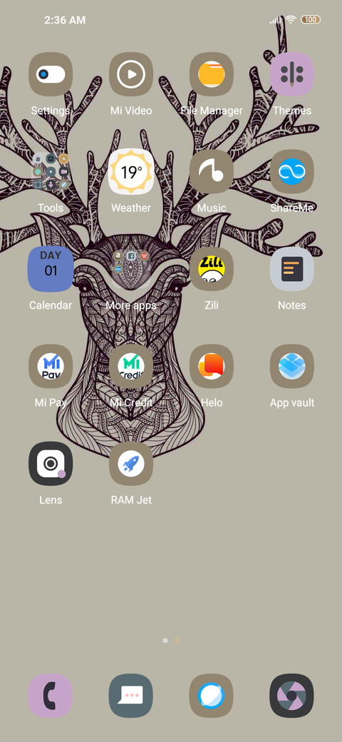 Illustrated deer screenshot