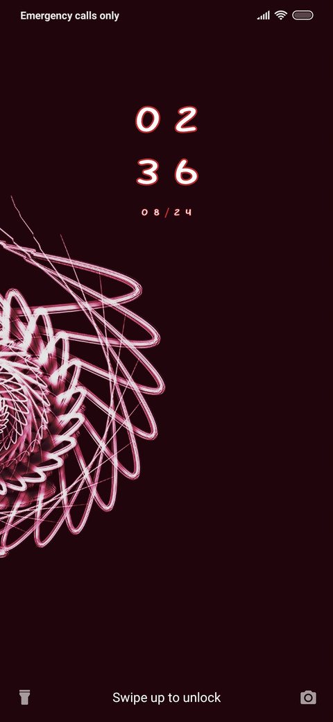 Red Abstract Lines_3MDS screenshot