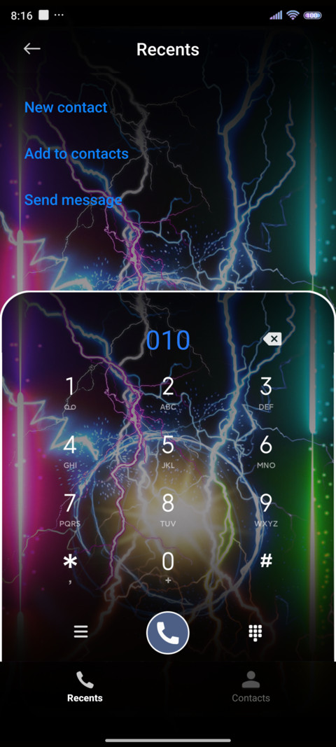 Colorful light screenshot