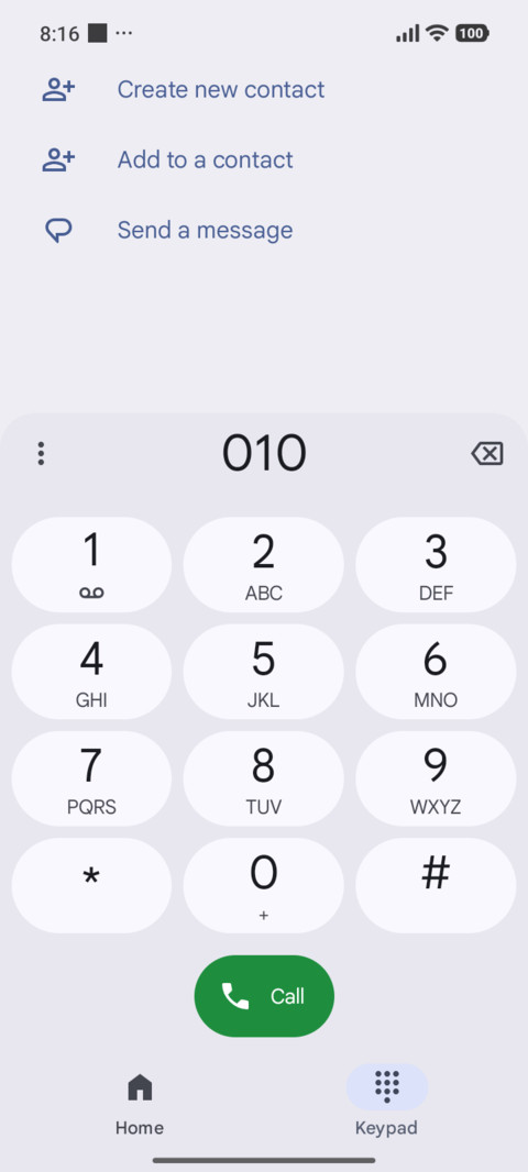 Light Blue screenshot