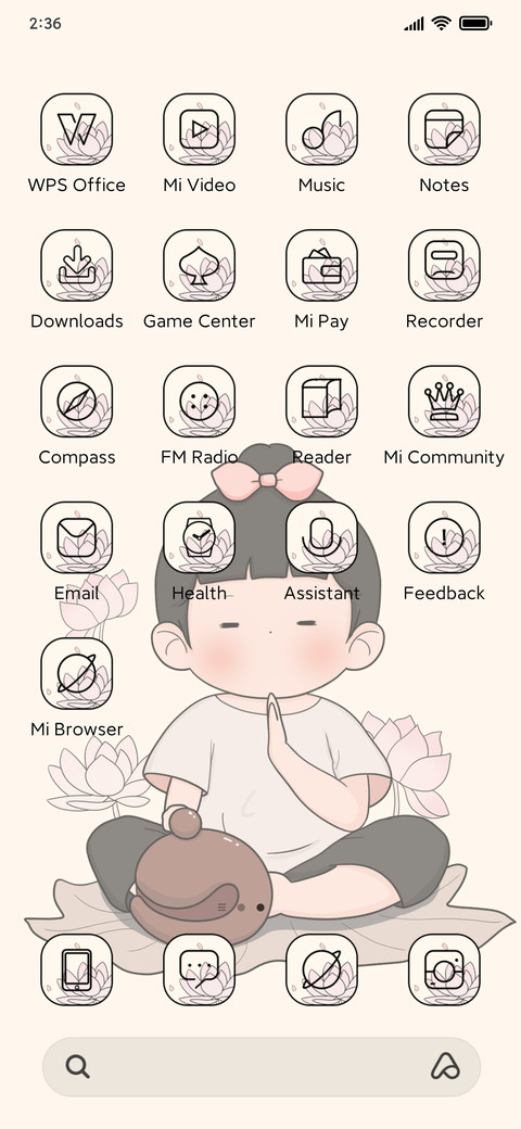 Buddha style lotus screenshot