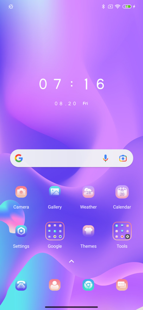 Colorful fluid screenshot