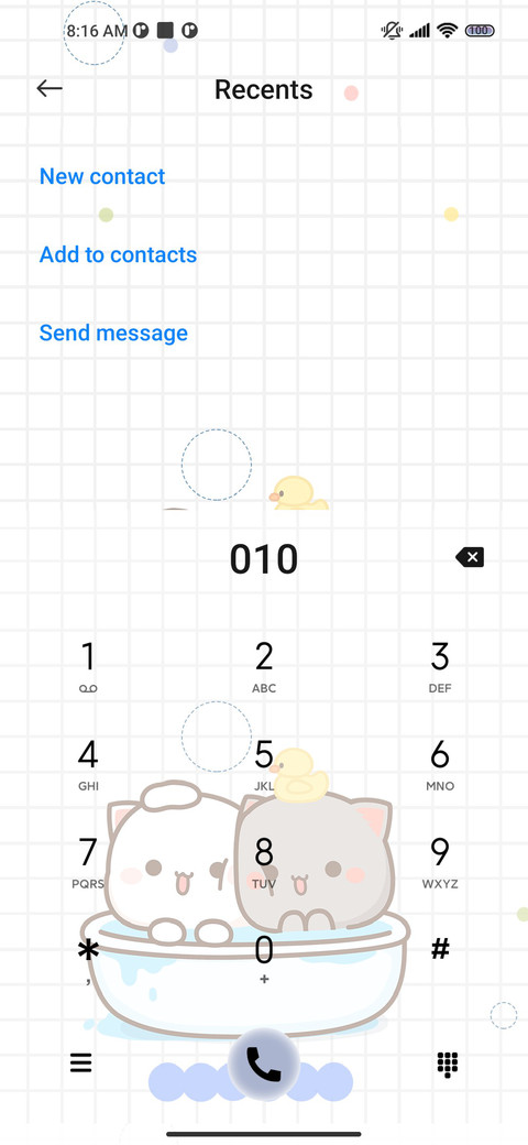 Sticker Peach cat screenshot