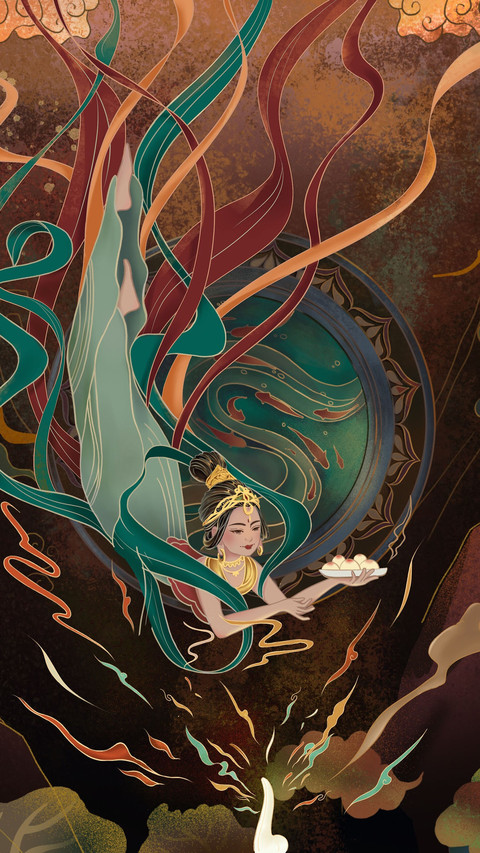 Immortal color matching of dunhuang murals 4 screenshot