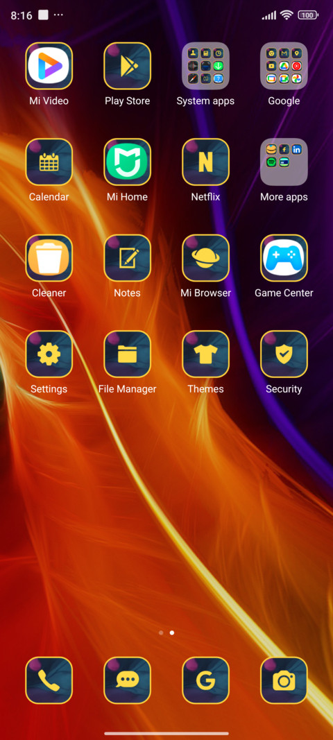 abstract lights screenshot