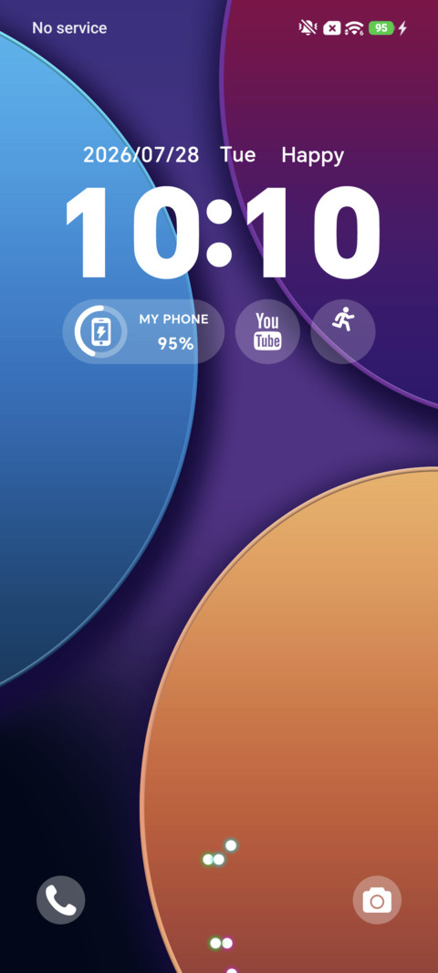 Blue Orange Purple screenshot