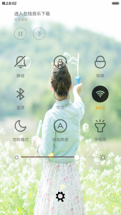清新淑女（音乐锁屏+全图标） screenshot