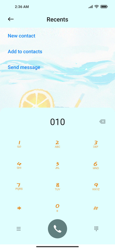 Summer orange soda screenshot